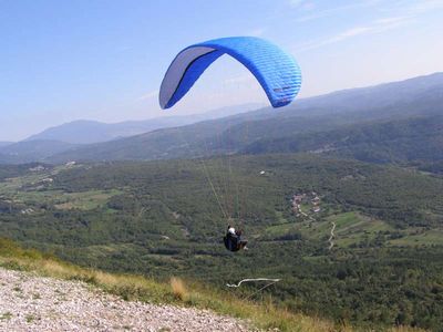 Pogled sa bevnice na dolinu