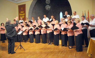 Nastup mjeovitog pjevakog zbora Hrvatske itaonice Trsat iz Rijeke