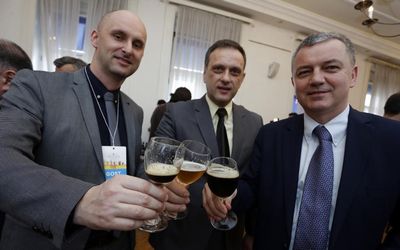 Tri ministra: Tomislav Tolui, Anton Kliman i Darko Horvat (D. TADI/CROPIX)