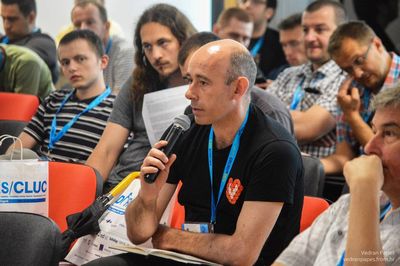 Dave Whiteland na DORS/CLUC 2014. godine